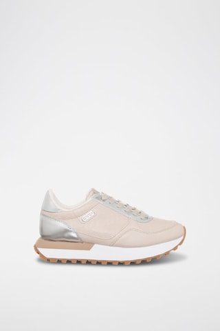 Sneakers Evelyn - Beige en Zilverkleurig
