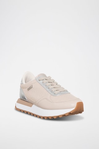 Sneakers Evelyn - Beige en Zilverkleurig