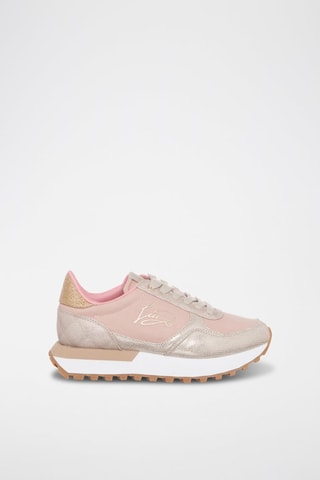 Sneakers Evelyn - Roze en Bruin