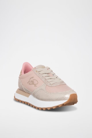 Sneakers Evelyn - Roze en Bruin