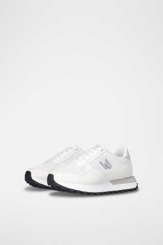 Sneakers Evelyn - Wit en Zilverkleurig