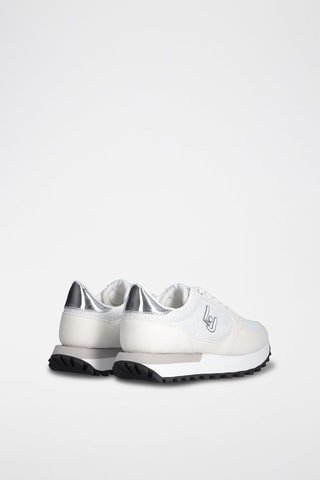 Sneakers Evelyn - Wit en Zilverkleurig