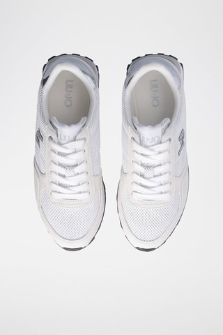 Sneakers Evelyn - Wit en Zilverkleurig