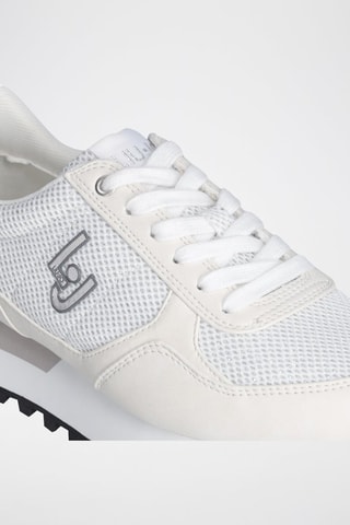 Sneakers Evelyn - Wit en Zilverkleurig