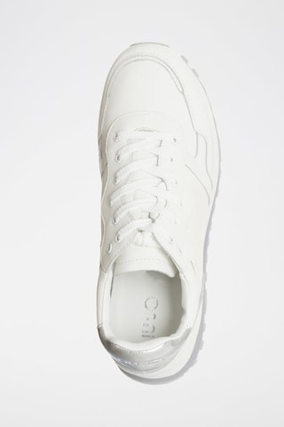 Leren Sneakers Wonder Wit en Grijs