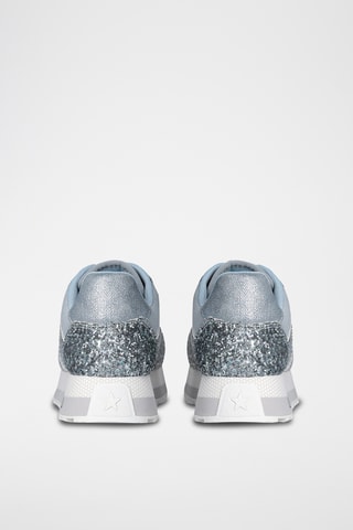 Sneakers - Blauw en Zilverkleurig