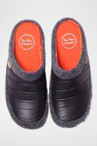 Pantoufles fourrées Nordi - Noir