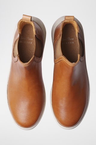 Bottines Chelsea en cuir Padua - Marron