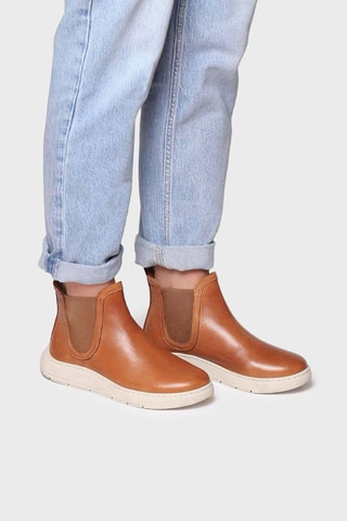 Bottines Chelsea en cuir Padua - Marron