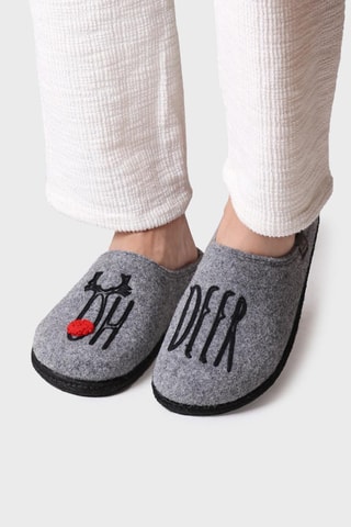 Pantoufles Tobi - Gris