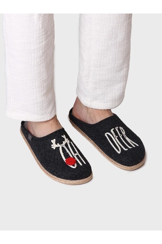 Pantoufles Tobi - Gris foncé