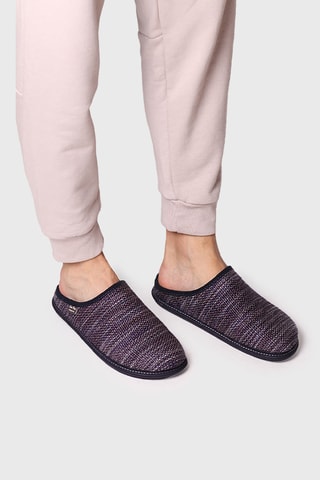 Pantoufles Tobi - Bleu