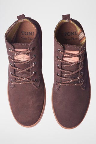 Bottines en cuir Dalton - Marron