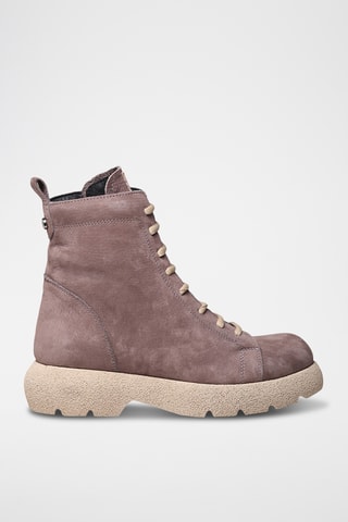 Bottines en nubuck Dasha - Taupe
