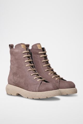 Bottines en nubuck Dasha - Taupe