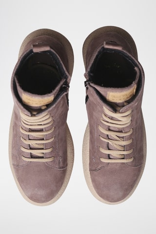 Bottines en nubuck Dasha - Taupe
