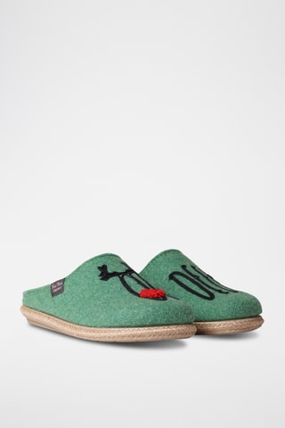 Pantoufles Deli - Vert