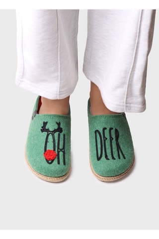 Pantoufles Deli - Vert