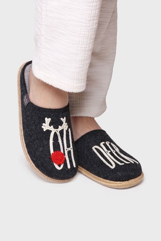 Pantoufles Deli - Noir