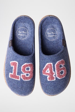 Pantoufles Deli - Bleu