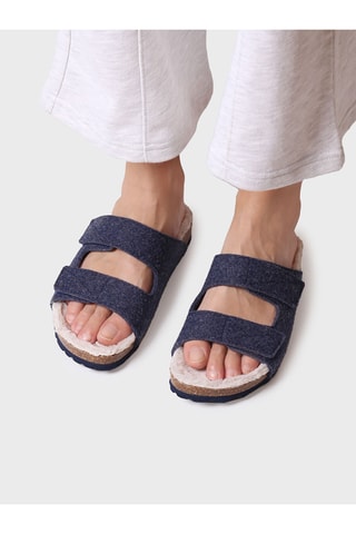 Mules Lizy - Bleu marine