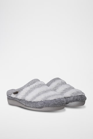 Pantoufles Malu - Gris