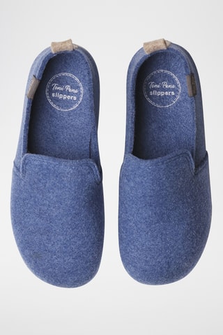 Pantoufles Melva - Bleu