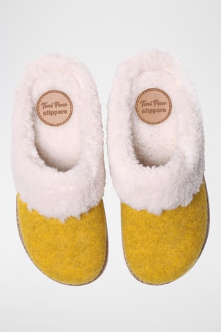 Pantoufles fourrés Miri - Jaune