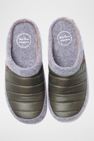 Pantoufles fourrées Nordi - Vert