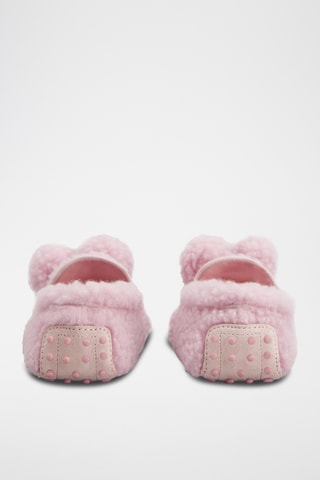 Wollen Mocassins - Roze