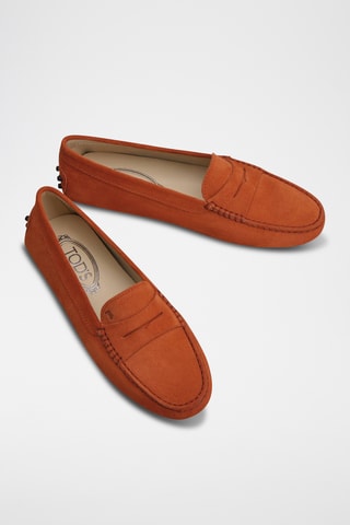 Leren Mocassins - Oranje