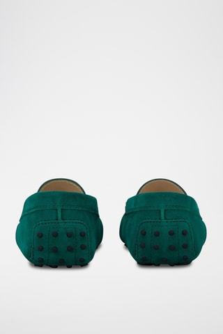 Leren Mocassins - Groen