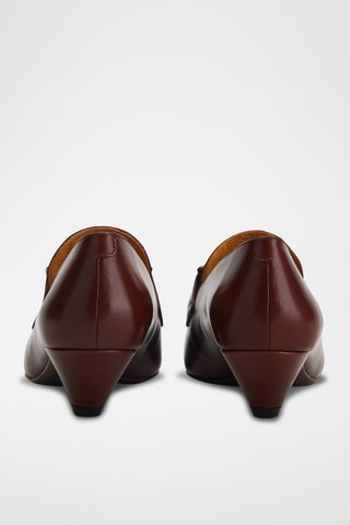 Lakleren Pumps - Bruin