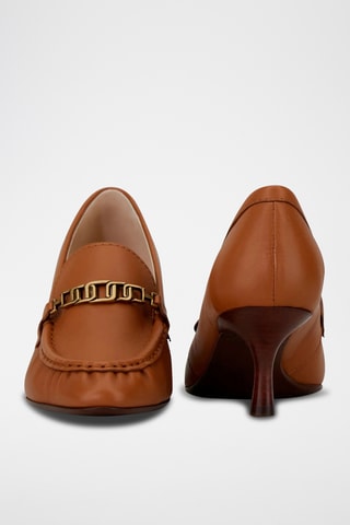 Leren Pumps - Bruin