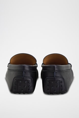 Leren Mocassins - Marineblauw