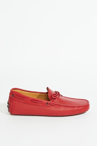 Leren Bootschoenen - Rood