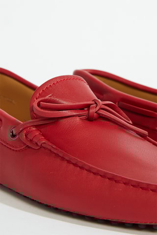 Leren Bootschoenen - Rood