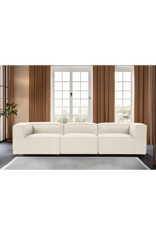 Canapé Fora 3 - Ecru - 3 places