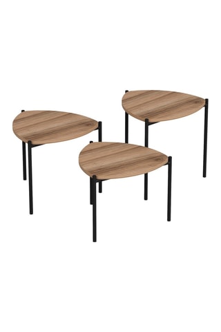 3 tables gigognes  - 45 x 45 x 45 / 45 x 40 x 45 et 45 x 35 x 45 cm