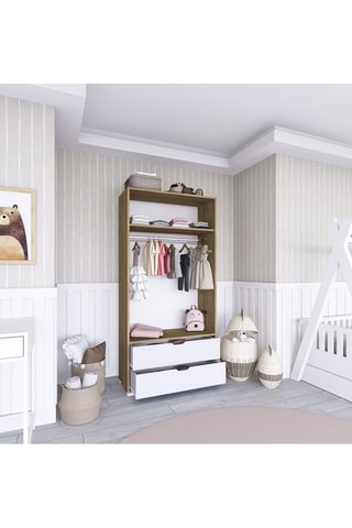 Armoire 2 portes  - 90 x 45 x 183 cm