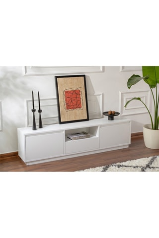 Meuble TV 3 abattants Vanguard  - 160 x 42 x 29,5 cm