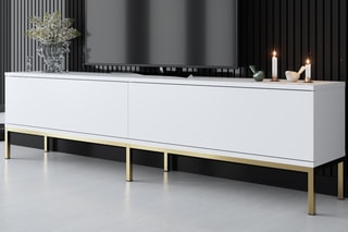 Meuble TV 2 abattants - 180 x 47 x 30 cm