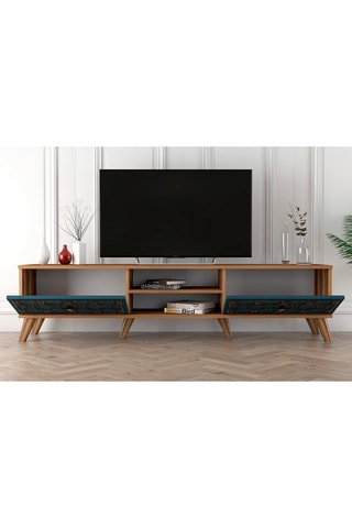 Meuble TV 2 abattants Class - 180 x 35 x 44 cm
