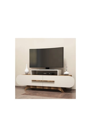 Meuble TV 2 abattants  - 145 x 50 x 37 cm