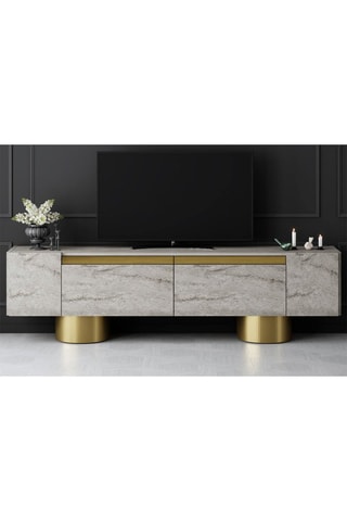 Meuble TV 2 abattants Bohem  - 180 x 50 x 30 cm