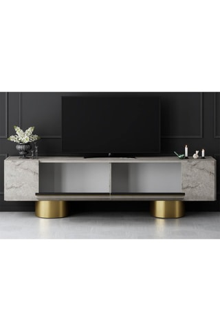 Meuble TV 2 abattants Bohem  - 180 x 50 x 30 cm