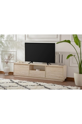 Meuble TV 3 abattants Vanguard - 160 x 42 x 29,5 cm