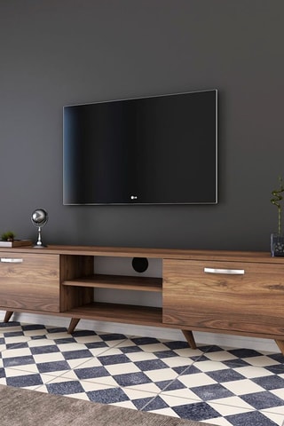 Meuble TV 2 abattants - 180 x 48,6 x 35 cm