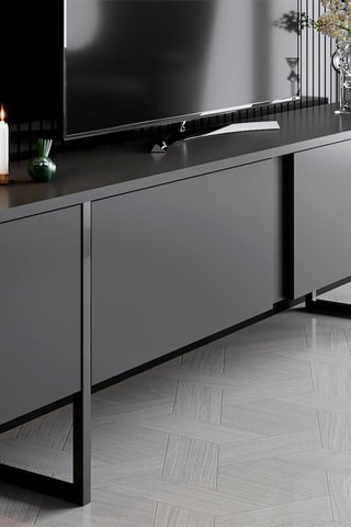 Meuble TV 2 abattants Luxe - 180 x 50 x 30 cm