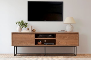 Meuble TV 2 tiroirs - 140 x 50 x 40 cm